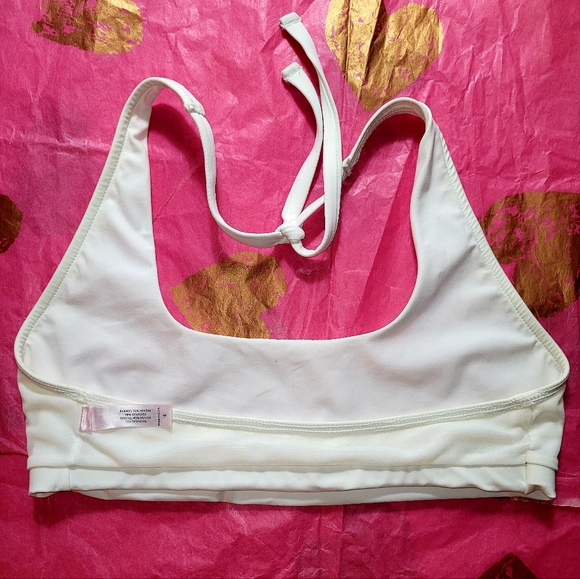 VICTORIA'S SECRET SIZE 4 TOP 6 BOTTOM NEW WHITE HALTER BIKINI VINTAGE SWIMSUIT - Picture 5 of 16